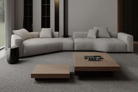قماش "سحاب" مودرن - نسيج بارز مقاوم للسوائل-N11025