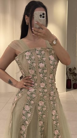 فستان الهبه مكس الجاكار والتل