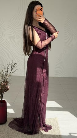 فستان طويل سهرة