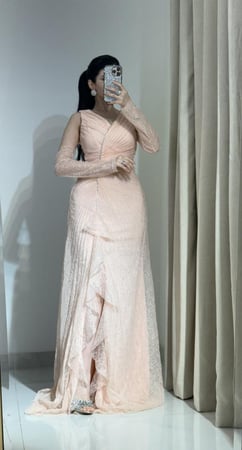 فستان طويل سهرة