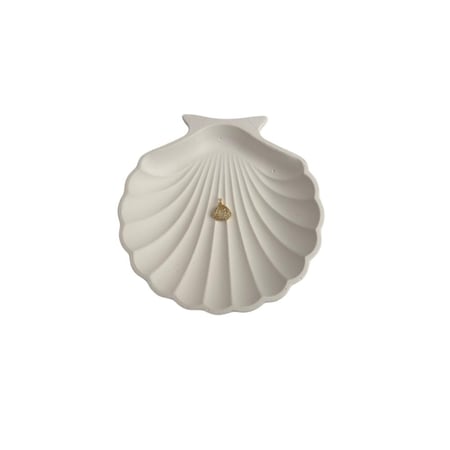 The  small golden sea shell