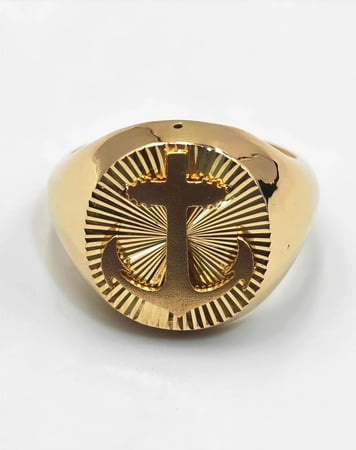 خاتم ذهب عيار - 18K Gold Ring