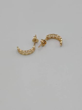 Earring 18K Gold - حلق عيار 18