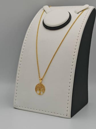 Tree Necklace 21K Gold