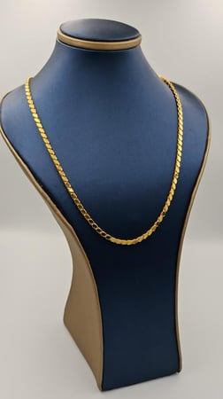 سلسال حلبي عيار 18 -Damascus Chain 18K