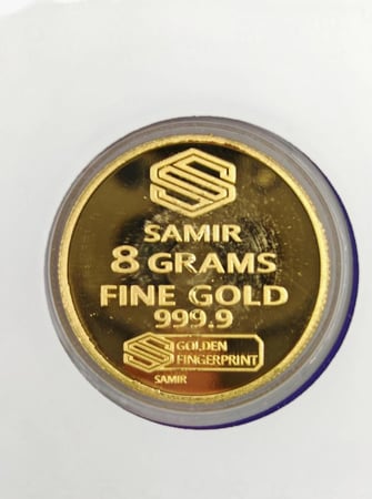Gold Coin 24K 8 grams - عملة ذهب عيار 24