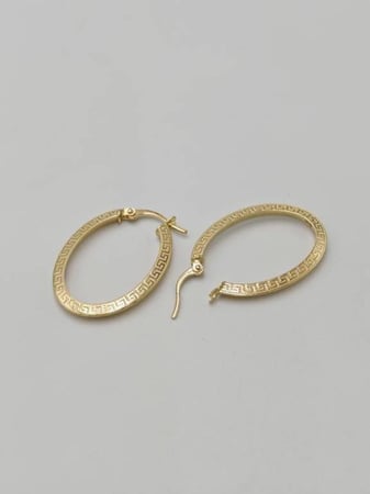Earring 18K Gold - حلق ذهب عيار 18