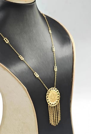Necklace 21k Gold - عقد ذهب عيار 21