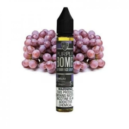 في قود بربل بومب عنب بدون ايس - vgod Purple Bomb