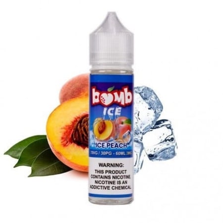 بومب خوخ ايس - bomb ice peach 3mg