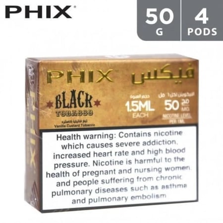 بودات فيكس بلاك توباكو 1.7 مل - Phix Pod L Black Tobacco 1.7ml