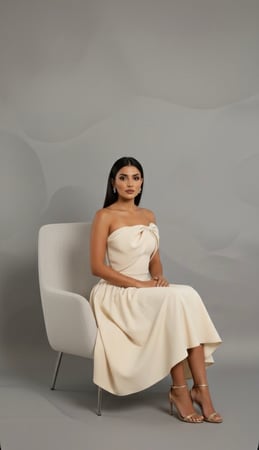 فستان : سيمفونية الأناقة العصرية" (Modern Elegance Symphony)