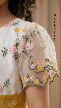 فستان أوركيد الخردل (Mustard Orchid)