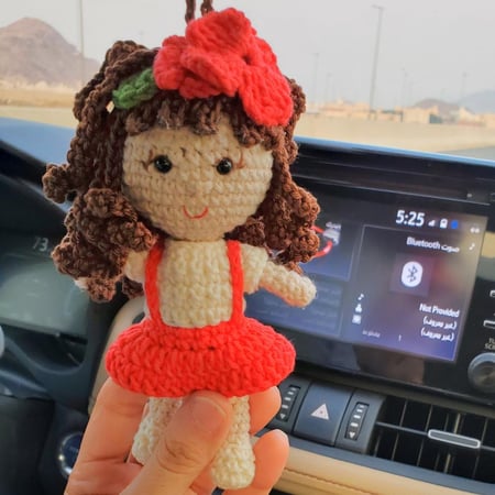 عروسه كروشيه