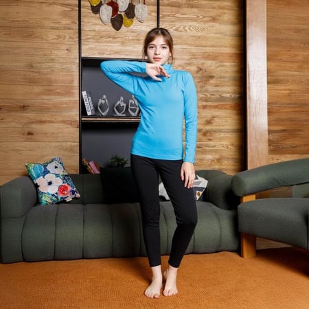 توب كم رقبة عريضة بناتي شبابي