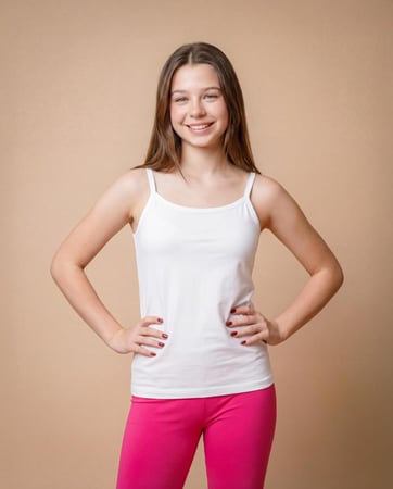 توب نص كم دائري بناتي شبابي