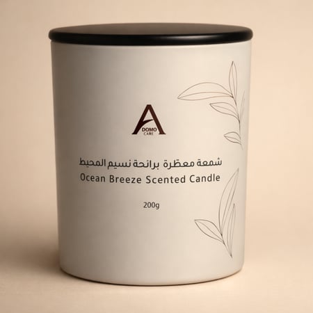 شمعة معطرة برائحة نسيم المحيط