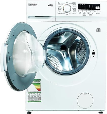غسالة أوتوماتيك فيشر حراري أبيض 8 كيلو تجفيف 5FFLAWD-V0806W