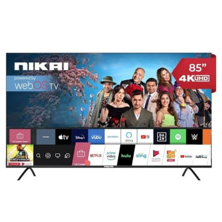 شاشة نيكاي 85 بوصة سمارت UHD 4K – NIK85MEU4STN