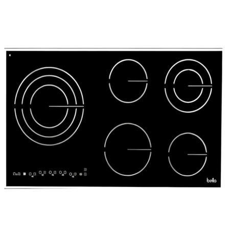 سطح طهي بيلا سيراميك 5 عين لمس + برواز – RW-B90VR5T
