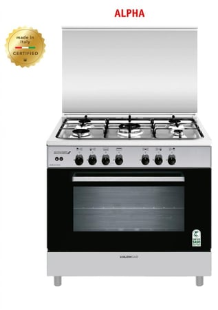 بوتجاز جليم غاز 60*90 استيل امان كامل 5 ع غاز AL9612GIFS