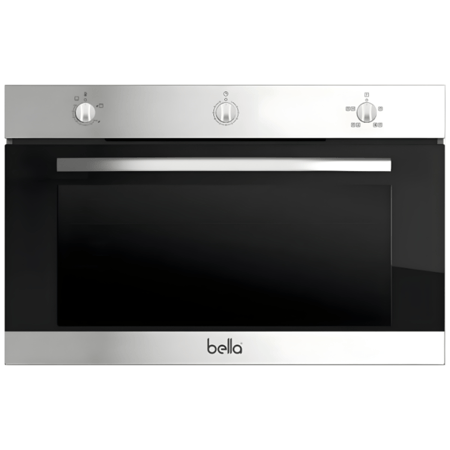 فرن بيلا 90 سم 9 وظائف غاز كامل + مروحة وشواية – B90GGNS