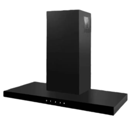 شفاط بولم 90 سم لمس حرف T أسود قوة 1000 م³/ساعة موديل TOUCH-NERO