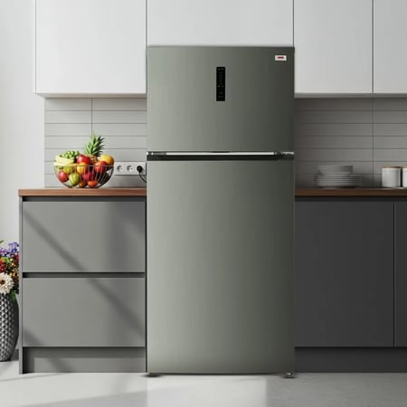 ثلاجة هام بابين، 22.4 قدم مكعب، إنفرتر، ستيل - HM780SRF-O23INV