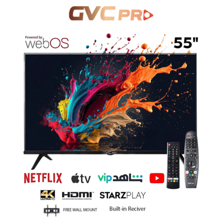 شاشة جي في سي برو وبس 55 بوصة – سمارت – GVC-55GW6100/WBOS