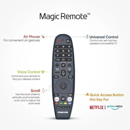 شاشة نيكاي 85 بوصة سمارت UHD 4K – NIK85MEU4STN