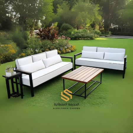 جلسة خارجية حديد 5 مقاعد