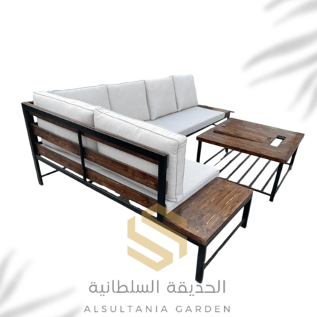 جلسة خارجية زاويه L مترين ونص في مترين ونص 0074