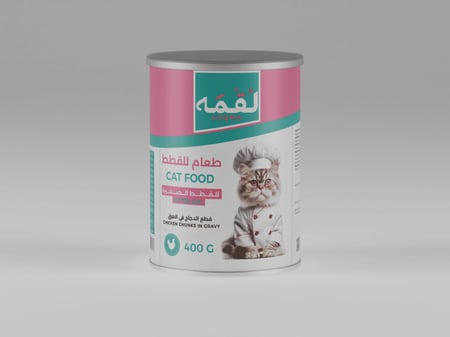 لقمة قطط رطب بنكهة الدجاج للقطط الصغيرة 400جم