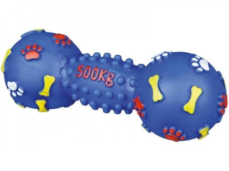 لعبه الكلاب دمبل حمل الأثقال مع صوت الوان مختلفه