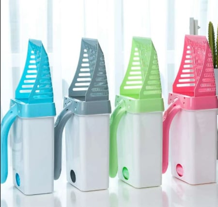 صندوق فضلات القطط مع سكوب