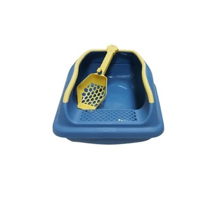 صحن رمل بلاستيك ازرق