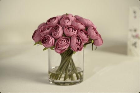 فازة ورد بيوني وردي