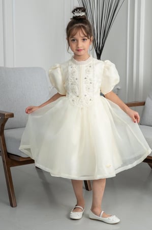 فستان سهرة كلوش بناتي S01042