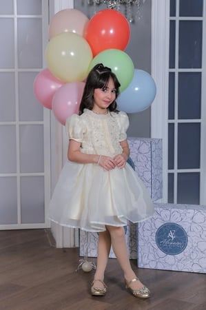 فستان سهرة كلوش بناتي S01042