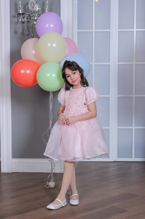 فستان سهرة كلوش بناتي S01042