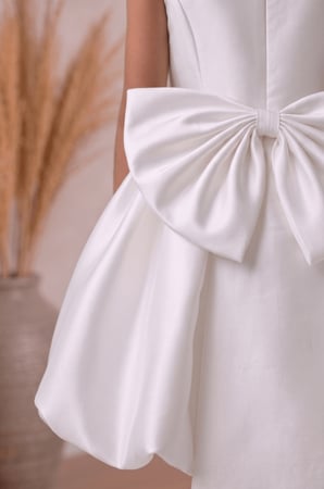 فستان بناتي سهرة سكري بفراشات s01307
