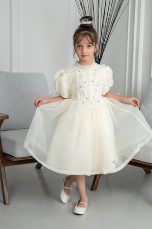 فستان سهرة كلوش بناتي S01042