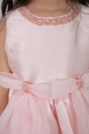 فستان سهرة بناتي ورديs01139