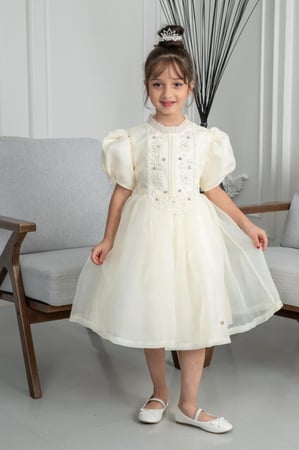 فستان سهرة كلوش بناتي S01042