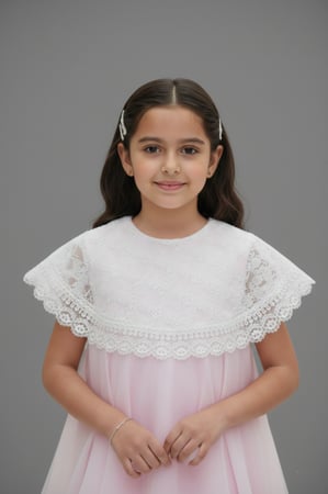 فستان سهرة بناتي - فستان سهرة بناتي وردي ناعم