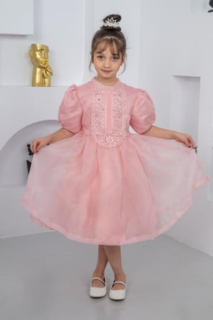 فستان سهرة كلوش بناتي S01042