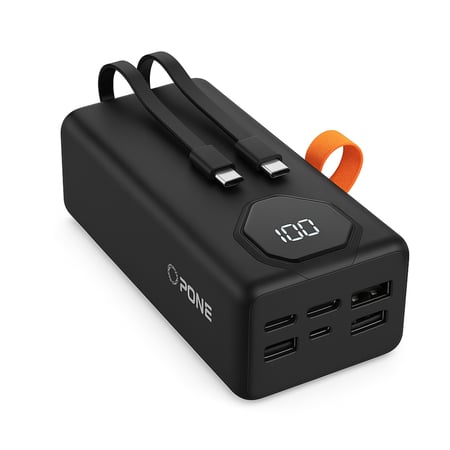 باور بنك PONE موديل PO-11 بسعة 30000mAh ودعم PD22.5W للشحن السريع
