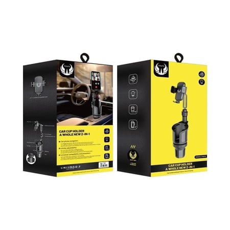 هولدر ذكي للسيارة مكان حامل الاكواب مع هدية مظلة للسيارة