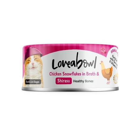 لاف اباول رقائق الدجاج مع صغار السمك في المرق - طعام رطب للقطط لجميع المراحل العمرية - 70 غ