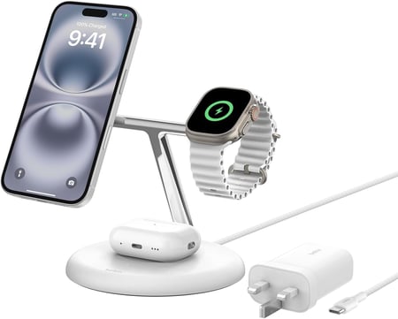 قاعدة شحن لاسلكي 3 في 1 Belkin